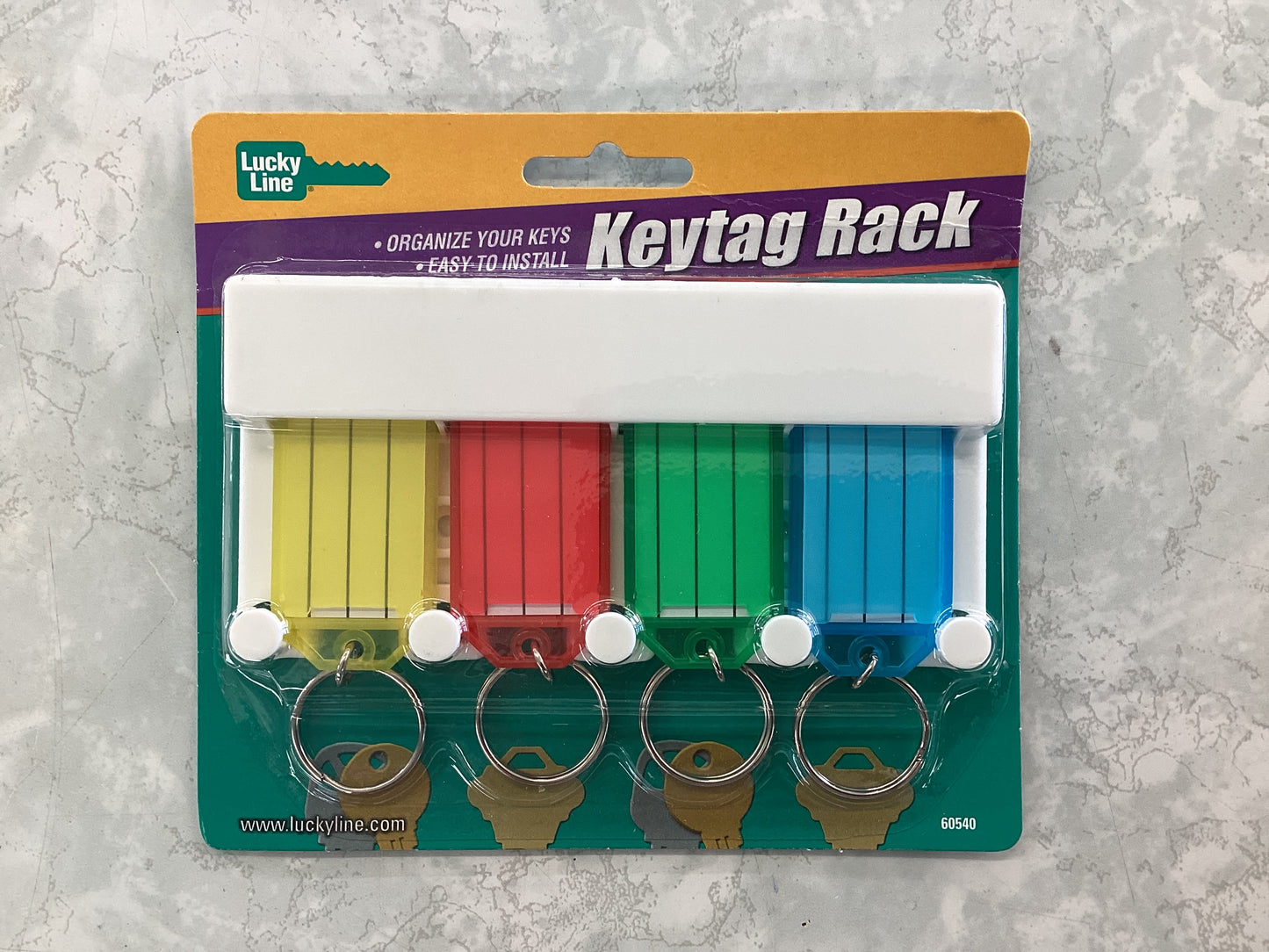 Small keytag rack