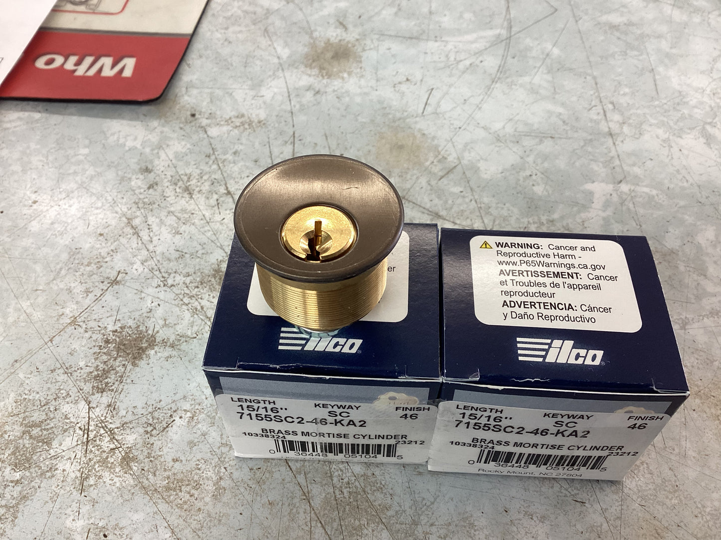 Brass Mortise Cylinder 15/16”